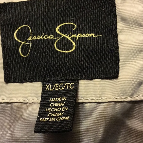 Jessica Simpson Gray Hooded Coat $130 Size XL - Picture 5 of 6